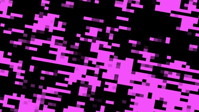 Fading Pink Pixel Transition dissolve for soft vlog edits