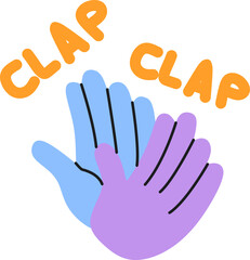 Fototapeta premium Hand Gesture Lettering Element