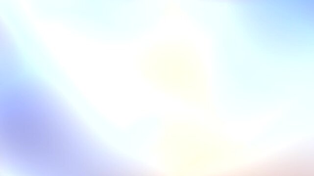 Soft Blue and Orange Light Leak 4K. Abstract Bright Transition / 爽やかな青とオレンジの光・ライトリーク背景素材