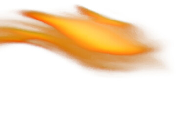 Abstract blurry gradient shape. Orange mesh fluid liquid element. Soft light blob with aura gradation. Blended vibrant multicolor wave