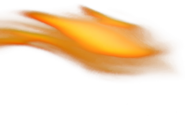 Abstract blurry gradient shape. Orange mesh fluid liquid element. Soft light blob with aura gradation. Blended vibrant multicolor wave