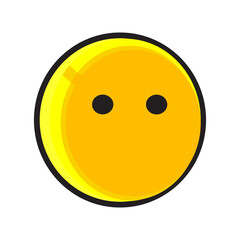 Fototapeta premium close mouth ematicon vector