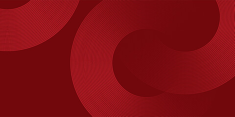 Modern red abstract circle background with dynamic shapes composition abstract modern