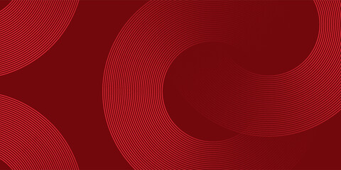 Modern red abstract circle background with dynamic shapes composition abstract modern