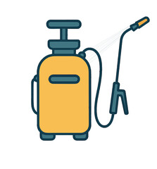 Yellow Pressure Washer Machine.