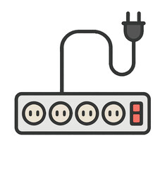 Power Strip with Plug.