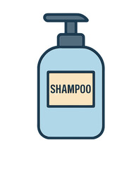 Shampoo Bottle Illustration.