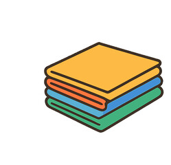 Stack of Colorful Paper.