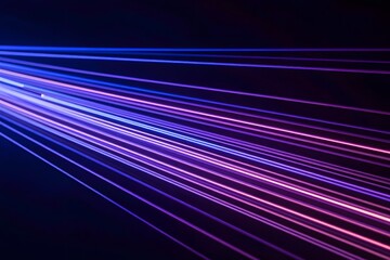 Abstract light trails in blue and magenta create a modern background