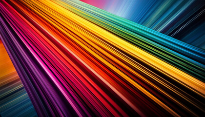 Vibrant Diagonal Lines Colorful Abstract Design