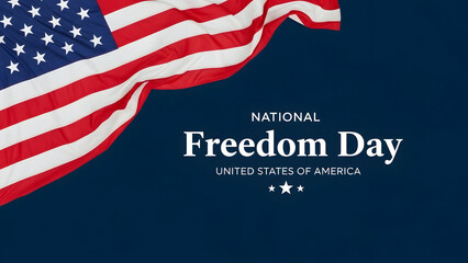 National freedom day celebrations isolated on transparent background