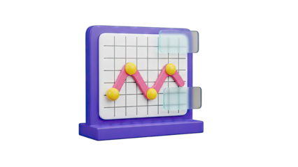 3D Chart with Data Visualization Elements