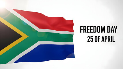 South african national freedom day celebrations isolated on transparent background