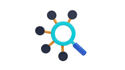 Magnifying Glass with Network Connections
