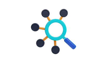 Magnifying Glass with Network Connections