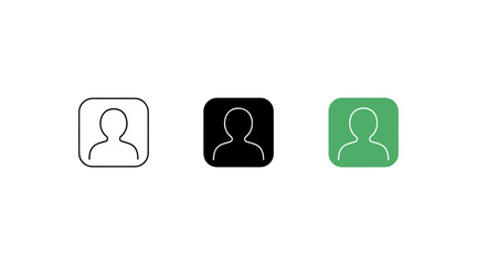 Three profile icons