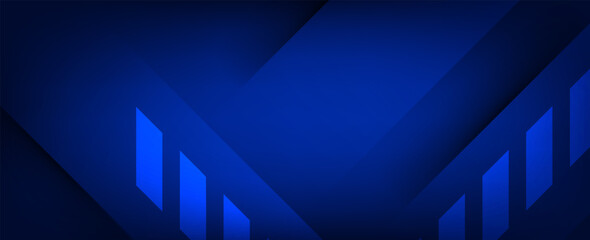 Abstract Blue Geometric Background with Diagonal Shapes and Modern Gradient Design. Suit for banner, web, brochure, pamflet, poster and presentation