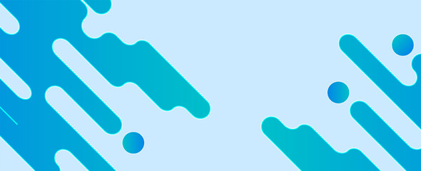 Abstract Light Blue Liquid Shapes Background with Modern Fluid Design. Suit for banner, web, brochure, pamflet, poster and presentation