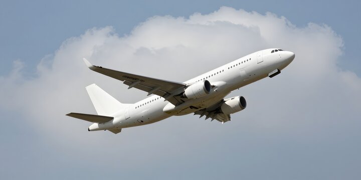 Airplane taking off into the sky during the daytime