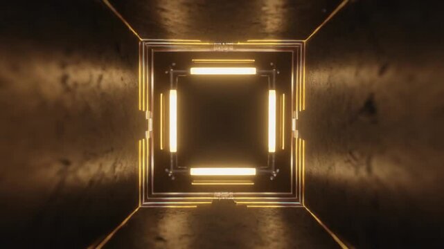 Advanced Microchip with Integrated Liquid Cooling System in Operation