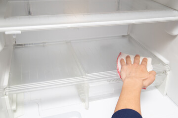 冷蔵庫の掃除