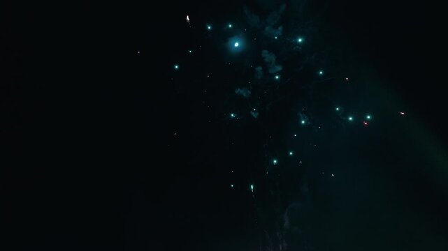 Deep sea luminous, Mystic aquatic scene with bioluminescent light effects and floating particles
