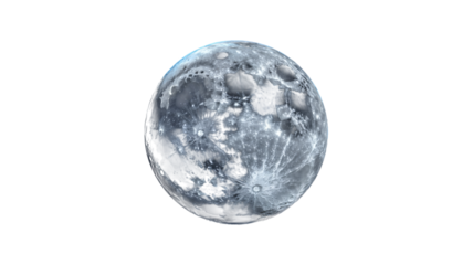 Earth Globe Close-up in Serene Mood with Soft Natural Lighting on White Background for Educational Use