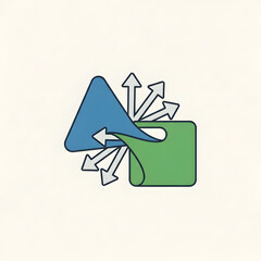 Data Transfer and File Sharing Concept.