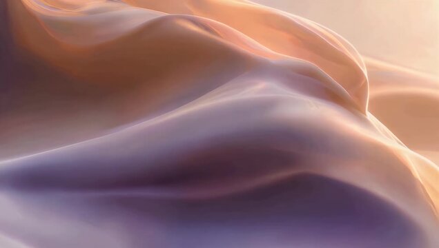 Soft dreamy 4K abstract gradient background blending purple peach tones with subtle flowing light designed modern visuals creative overlays calming atmospheric 
