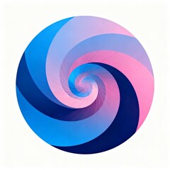 Colorful spiral pattern