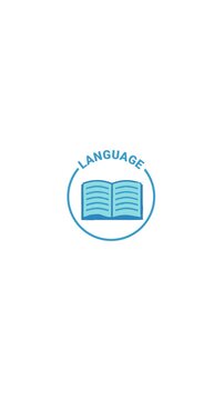 Language Arts Animated Icon Badge (4K)