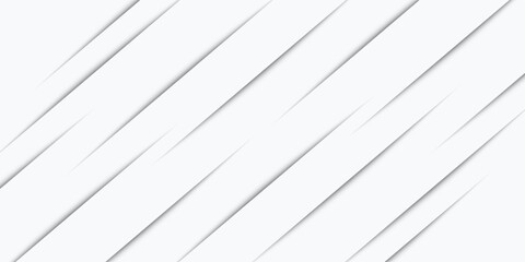 Obraz premium Abstract white background. Minimal geometric white light background