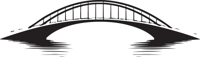 Stunning Set of Bridges Silhouette for Urban Design