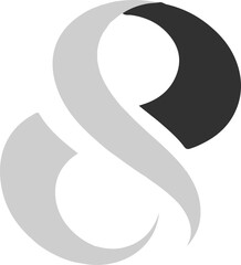 Letter S modern new unique shape abstract monogram logo template design