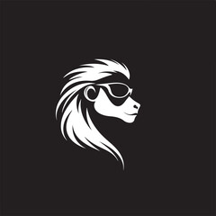 Monkey vector logo design
