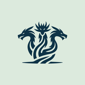 Three-Headed Dragon Logo