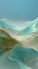 abstract blue waves © 芷仪 黄