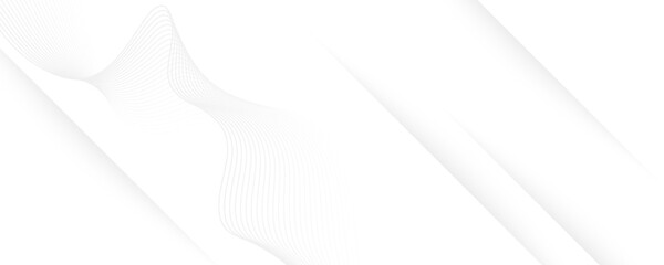 Modern abstract white background with soft diagonal lines and dotted halftone texture. Clean minimal design template for business, technology, corporate, digital, or presentation projects.