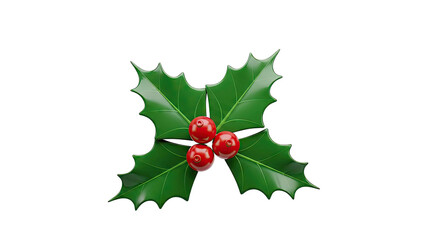 Christmas Holly with Red Berries