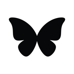 Black butterfly silhouette Vector © TanzinaStock