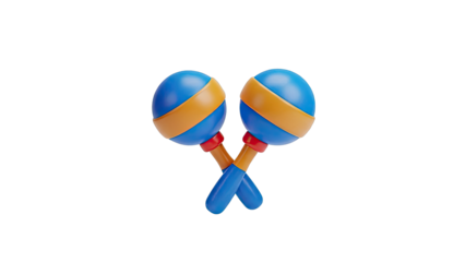 Pair of 3D Maracas