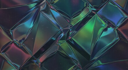 Abstract Crystal Formation: The intricate play of light and shadow on the multifaceted surface of a crystal creates a mesmerizing display.