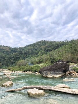 Indonesian river in bantul