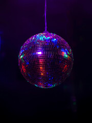 Obraz premium disco ball with lights