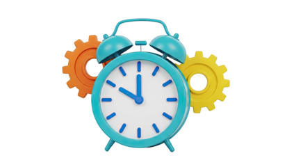 Alarm Clock with Gears