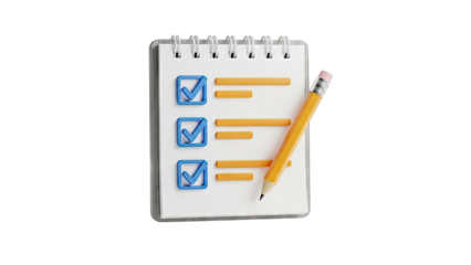 Checklist with Pencil