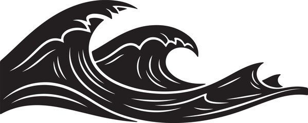 large ocean wave crashing