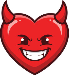 Happy Valentine's Day greeting card collection with red watercolor hearts, floral vintage patterns, cute love characters, devil heart, and calligraphy