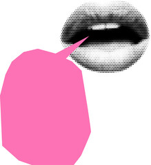 Scrapbook Mouth Speech