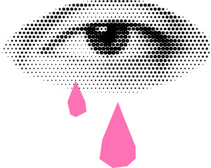 Collage Eye Tear